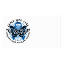 Child Abuse Prevention Butterfly Tribal business cards
