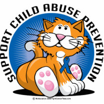 Child Abuse Prevention Cat Acrylic Cut Outs
