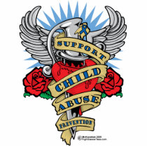 Child Abuse Prevention Dagger Acrylic Cut Outs