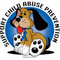 Child Abuse Prevention Dog photo sculptures