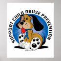 Child Abuse Prevention Dog posters