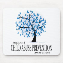 Child Abuse Prevention Tree Mousepads