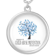 Child Abuse Prevention Tree Personalized Necklace