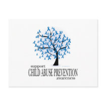 Child Abuse Prevention Tree Post Cards