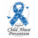 Child Abuse Ribbon of Butterflies t-shirts