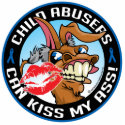Child Abusers Can Kiss My Ass photo sculptures