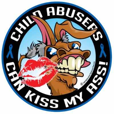 Child Abusers Can Kiss My Ass Photo Cut Outs by fightcancertees