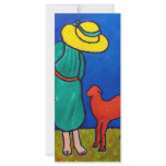 Child and Lamb by Piliero rack cards