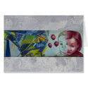 Child & baloons graffiti art cards