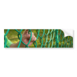 Child finger on fence bumper stickers