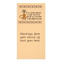 Child-Free Kitty Cat Picture Card