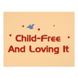 Child-Free Loving It Personalized Announcements