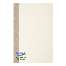 Child-Free Me Customized Stationery