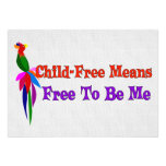 Child-Free To Be Me Personalized Announcement