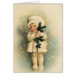 Child in a Snowstorm Card