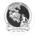 Child in Moonlight - D S Walker Illustration stickers