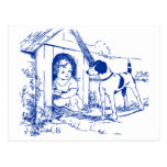 (Child) In the Dog House Post Card