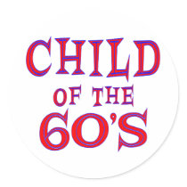 Child of 60s stickers