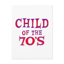 Child of 70s post cards