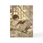 Child Reading a Book by Jessie Willcox Smith Greeting Cards