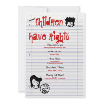 Child rights awareness campaign corporate announcements