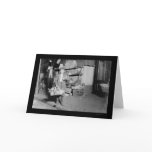 Child Selling Celery in Washington, DC 1912 Greeting Card