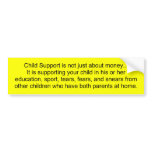 Child Support bumper stickers