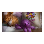 Child - Toy - Octopus in my closet Customized Photo Card