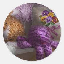Child - Toy - Octopus in my closet Stickers