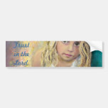 Child - Trusting Expression Bumper Stickers