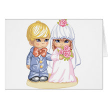 Child Wedding Dress Up Cards
