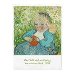 Child with an Orange by Vincent van Gogh Post Cards