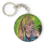 CHILD WITH BIRD keychain