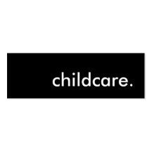 childcare. business card template