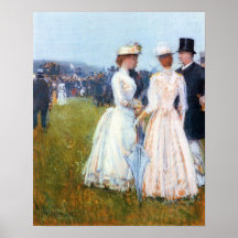 Childe Hassam - At the Grand Prix in Paris Poster