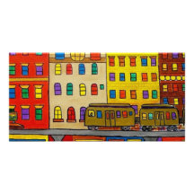 Childhood Bronx 6 by Piliero Customized Photo Card