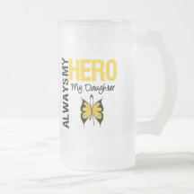 Childhood Cancer Always My Hero My Daughter Mug