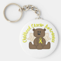 Childhood Cancer Awareness Bear keychains