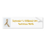 Childhood Cancer Awareness Bumper Sticker