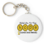 Childhood Cancer Awareness HOPE 6 keychains