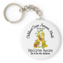 Childhood Cancer Awareness Month Flower Ribbon 2