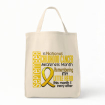 Childhood Cancer Awareness Month Ribbon I2 2 Canvas Bags