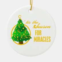Childhood Cancer Christmas Miracles Ornaments