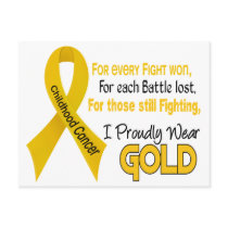 Childhood Cancer For Every…..I Proudly Wear Gold 1