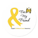 Childhood Cancer For My Friend stickers