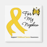 Childhood Cancer For My Nephew Refrigerator Magnet