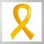 Childhood Cancer Gold Ribbon 3 Posters