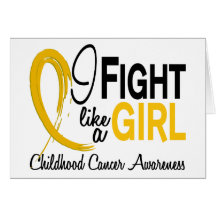 Childhood Cancer I Fight Like A Girl 10.1 Cards