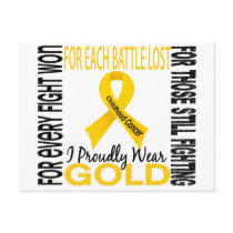 Childhood Cancer I Proudly Wear Gold 2