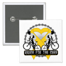 Childhood Cancer Riding For The Cure Pin